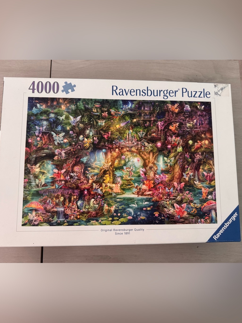 Ravensburger 4000 piece puzzle The Hidden World of Fairies
